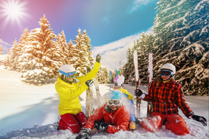 Htel au ski avec club enfants