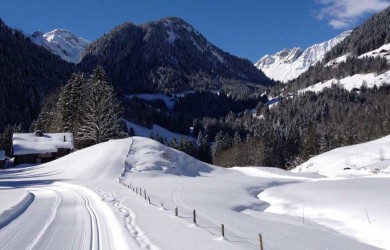 Piste de ski de fond via Flickr : Flo .