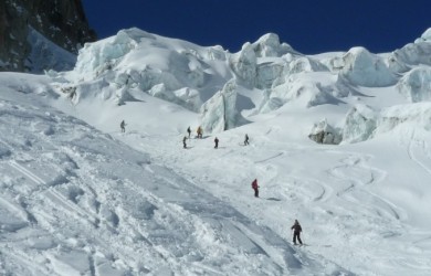 descente de la Vallee Blanche