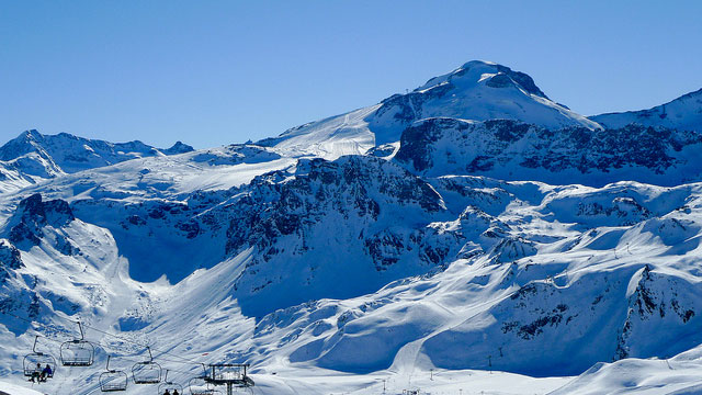 Glacier de la Grande Motte via Flickr : Jerome Bon