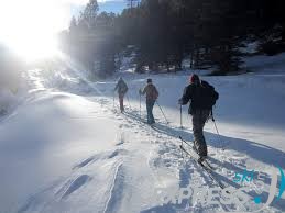 des skieurs de randonnée d'Arêches Beaufort