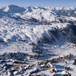 Grands domaines skiables dans les Alpes
